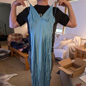 REN SPLIT MAXI DRESS